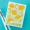 Spellbinders Coneflower Layered Stencil (STN-077) (OUTLET)