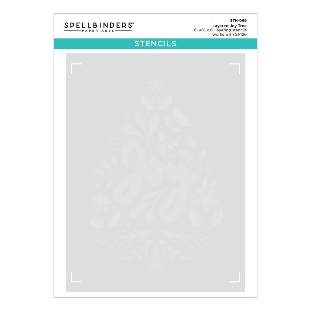 Spellbinders Layered Joy Tree Stencils (STN-069) (OUTLET) Spellbinders Layered Joy Tree Stencils (STN-069) (OUTLET)