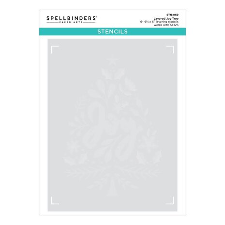 Spellbinders Layered Joy Tree Stencils (STN-069) (OUTLET) Spellbinders Layered Joy Tree Stencils (STN-069) (OUTLET)