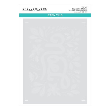 Spellbinders Layered Noel Foliage Stencils (STN-067) (OUTLET)