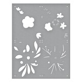 Spellbinders Hello Blooms Stencil (STN-063) (OUTLET)