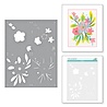 Spellbinders Hello Blooms Stencil (STN-063) (OUTLET) Spellbinders Hello Blooms Stencil (STN-063) (OUTLET)