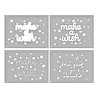 Spellbinders Layered Make a Wish Confetti Stencils (STN-053) (OUTLET)