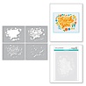 Spellbinders Layered Floral Thank You Stencils (STN-052) (OUTLET) Spellbinders Layered Floral Thank You Stencils (STN-052) (OUTLET)