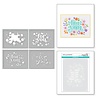 Spellbinders Layered Floral For You Stencils (STN-050) (OUTLET) Spellbinders Layered Floral For You Stencils (STN-050) (OUTLET)