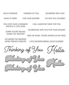 Spellbinders I've Got You Covered Clear Stamp & Die Set (SDS-181) (OUTLET)