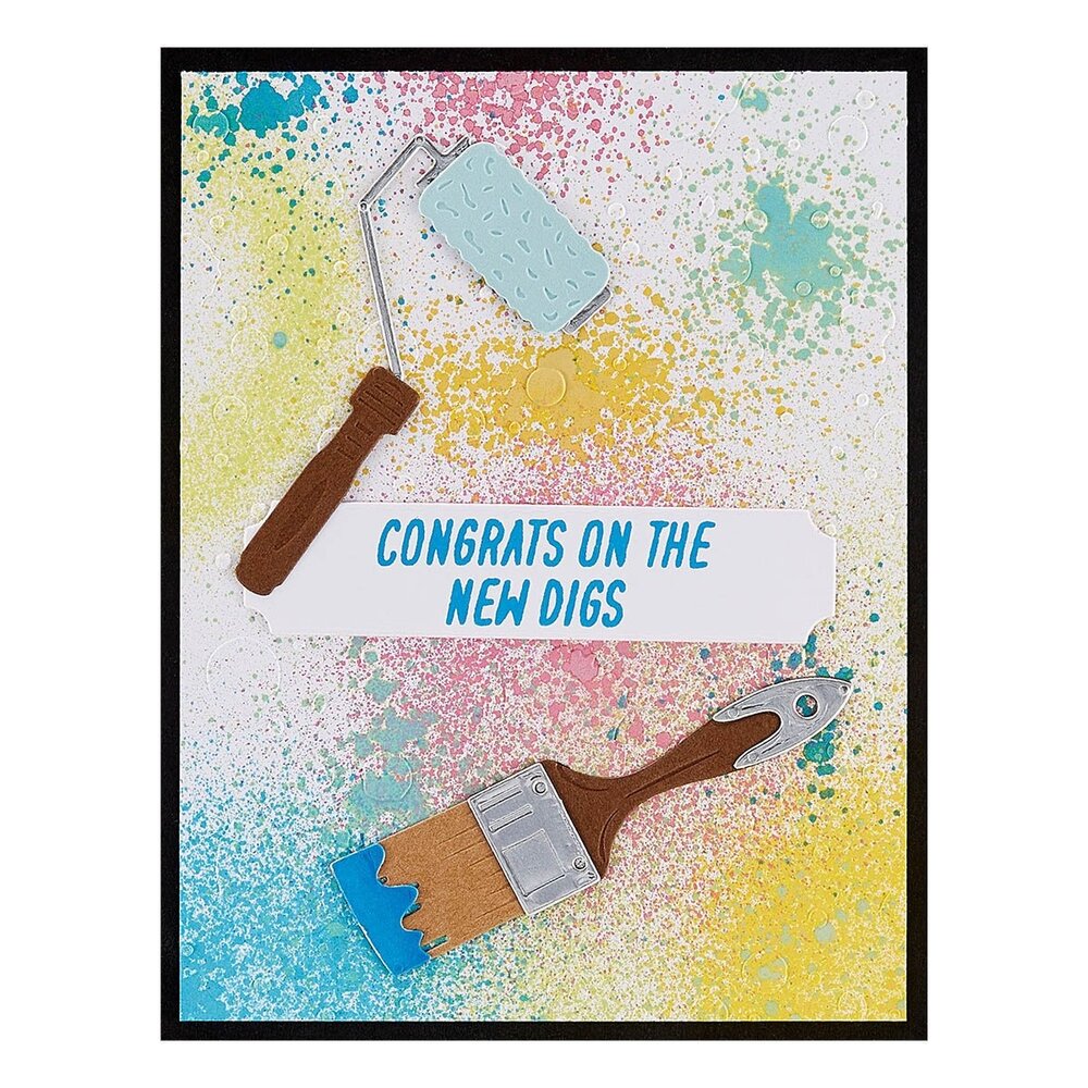 Spellbinders A Cut Above the Rest Sentiments Clear Stamp & Die Set (SDS-180) (OUTLET)