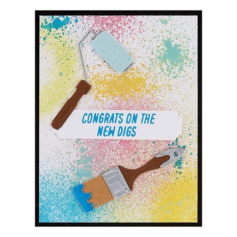 Spellbinders A Cut Above the Rest Sentiments Clear Stamp & Die Set (SDS-180) (OUTLET)