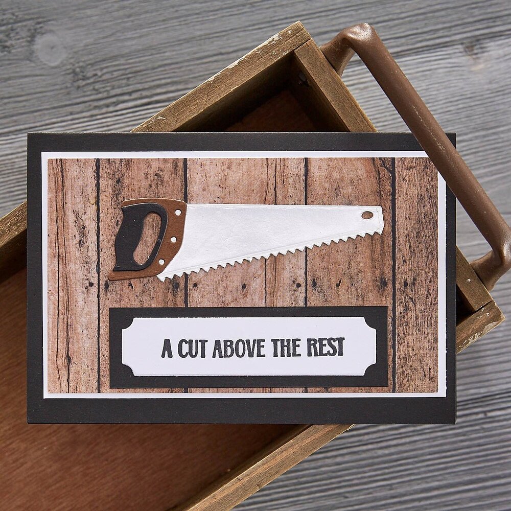 Spellbinders A Cut Above the Rest Sentiments Clear Stamp & Die Set (SDS-180) (OUTLET)