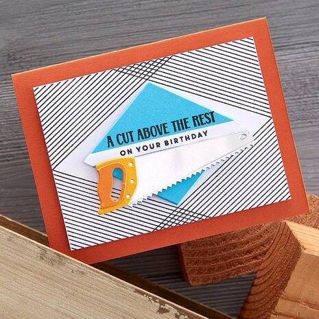 Spellbinders A Cut Above the Rest Sentiments Clear Stamp & Die Set (SDS-180) (OUTLET)