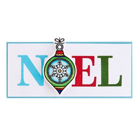 Spellbinders Big Holiday Words Clear Stamp & Die Set (SDS-179) (OUTLET)