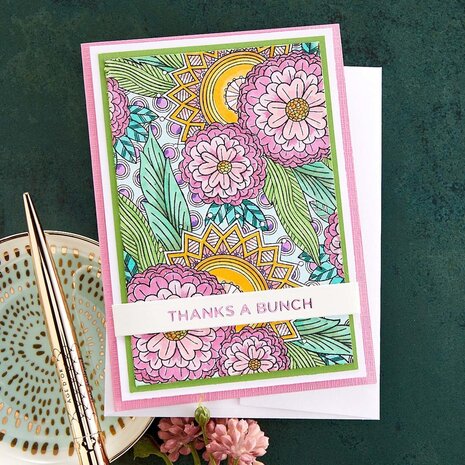 Spellbinders Many Thanks Clear Stamp & Die Set (SDS-171) (OUTLET)