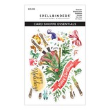 Spellbinders Dancin' Watercolor Holidays Printed Die Cuts (SCS-330) (OUTLET)