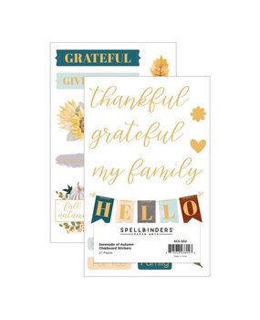 Spellbinders Autumn Chipboard Stickers (SCS-302) (OUTLET)