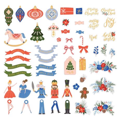 Spellbinders Nutcracker Ballet Printed Die Cuts (SCS-299) (OUTLET)