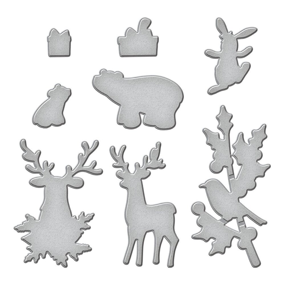 Spellbinders Winter Woodland Etched Dies (S7-227) (OUTLET)