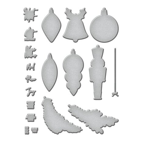 Spellbinders Folk Art Ornaments Etched Dies (S7-226) (OUTLET)
