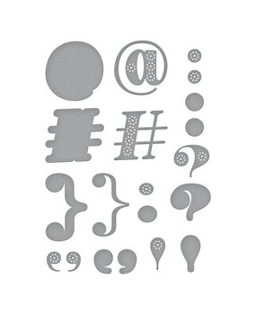 Spellbinders Stitched Punctuation and Symbols Etched Dies (S5-577) (OUTLET) Spellbinders Stitched Punctuation and Symbols Etched Dies (S5-577) (OUTLET)