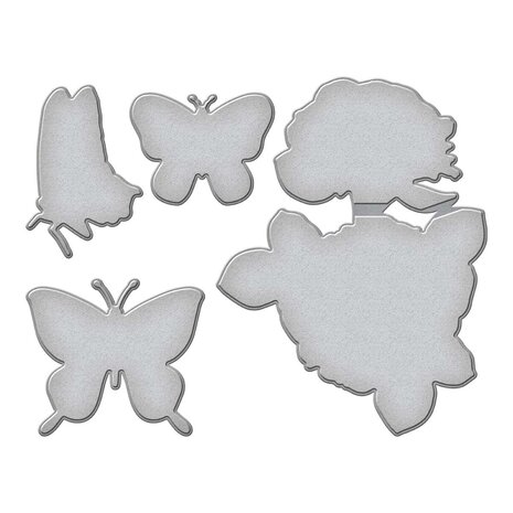 Spellbinders Butterfly Kisses Etched Dies (S5-555) (OUTLET)