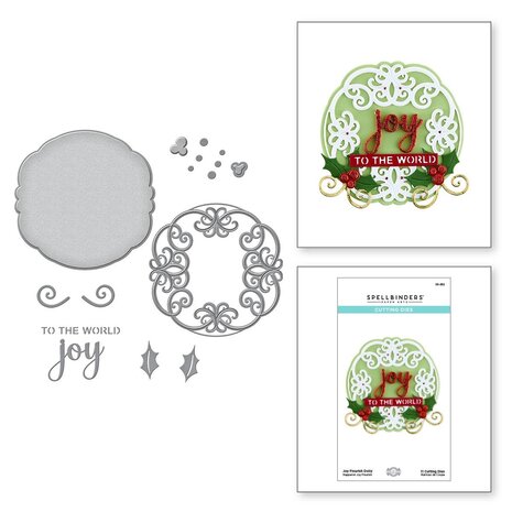 Spellbinders Joy Flourish Doily Etched Dies (S5-532) (OUTLET)