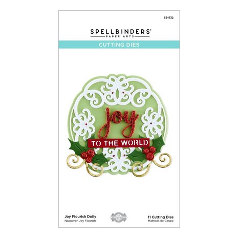 Spellbinders Joy Flourish Doily Etched Dies (S5-532) (OUTLET)