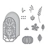 Spellbinders Fall Label Motifs Etched Dies (S5-519) (OUTLET)