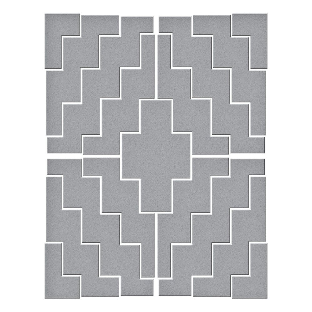 Spellbinders Color Block Southwest Etched Dies (S5-498) (OUTLET)