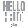 Spellbinders Be Bold Color Block Hello You Etched Dies (S5-476) (OUTLET)