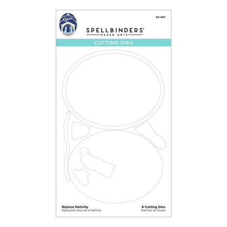 Spellbinders Rejoice Nativity Etched Dies (S5-467) (OUTLET)