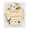 Spellbinders Happy Anniversary Vignette Etched Dies (S5-458) (OUTLET)