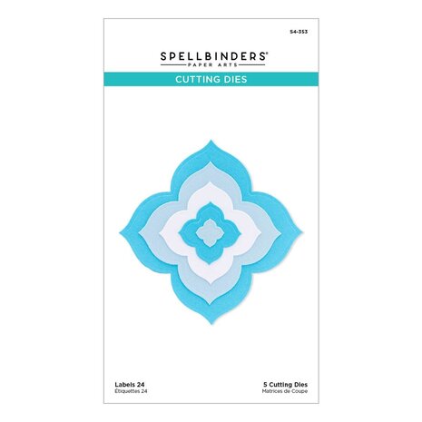 Spellbinders Labels 24 Etched Dies (S4-353) (OUTLET)