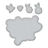 Spellbinders Floral Thank You Etched Dies (S4-1283) (OUTLET)