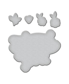 Spellbinders Floral Thank You Etched Dies (S4-1283) (OUTLET)