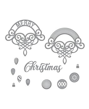 Spellbinders Merry Flourish Etched Dies (S4-1243) (OUTLET)