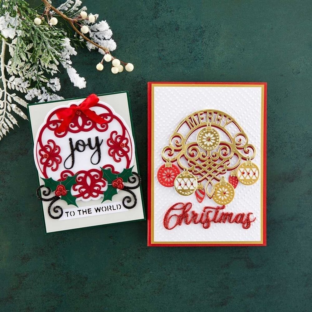 Spellbinders Merry Flourish Etched Dies (S4-1243) (OUTLET)