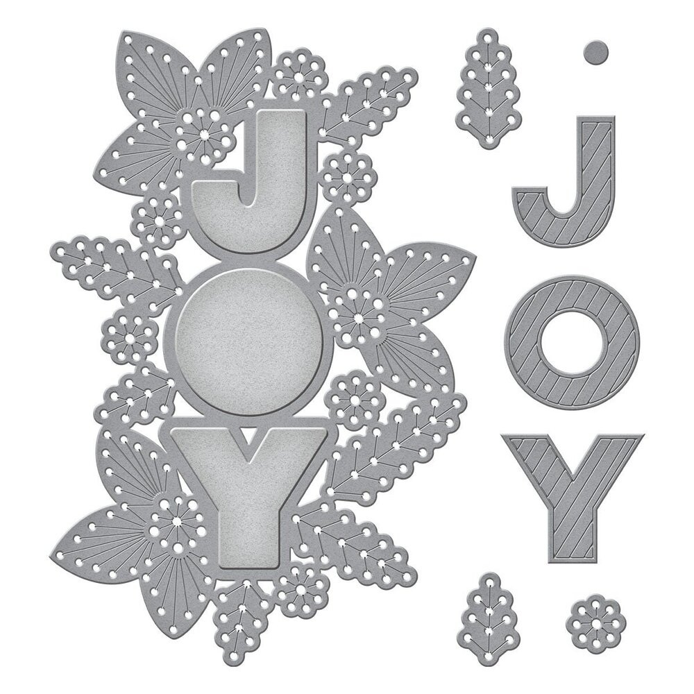 Spellbinders Stitched Joy Etched Dies (S4-1230) (OUTLET)