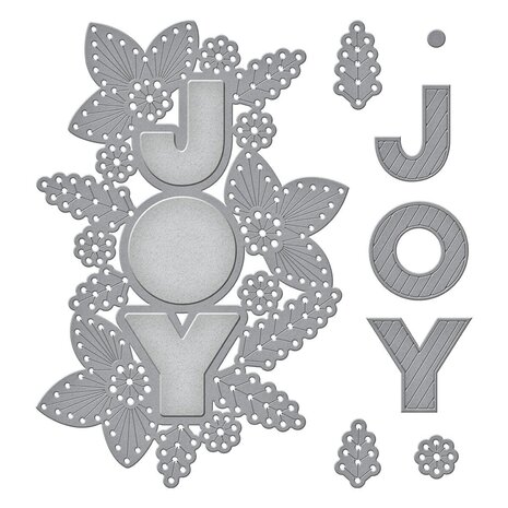 Spellbinders Stitched Joy Etched Dies (S4-1230) (OUTLET)