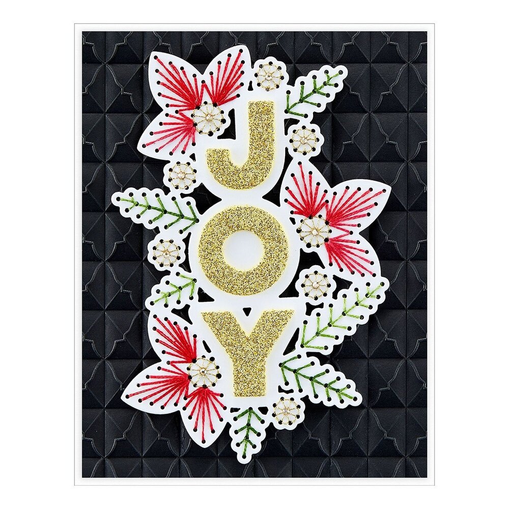 Spellbinders Stitched Joy Etched Dies (S4-1230) (OUTLET)