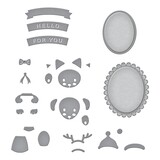 Spellbinders Special Pet Delivery Etched Dies (S4-1216) (OUTLET)