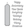 Spellbinders Happy Occasion Words Etched Dies (S4-1206) (OUTLET)