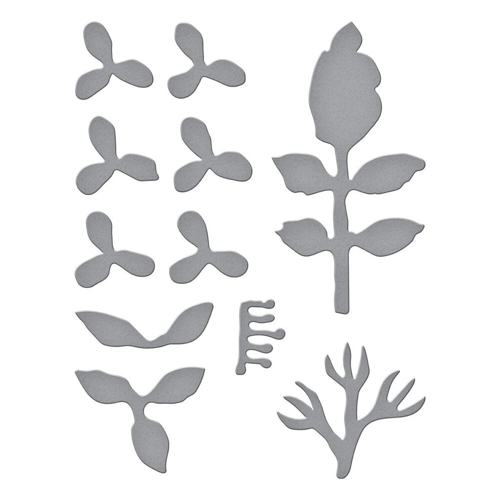 Spellbinders Jasmine Etched Dies (S4-1204) (OUTLET)