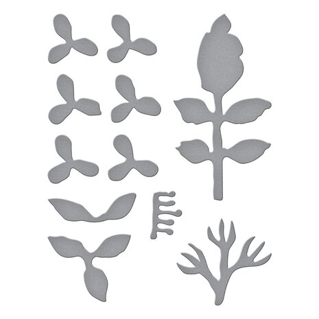 Spellbinders Jasmine Etched Dies (S4-1204) (OUTLET)