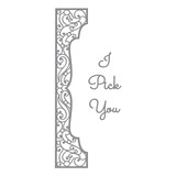 Spellbinders Half Slimline Bracket Etched Dies (S4-1199) (OUTLET)