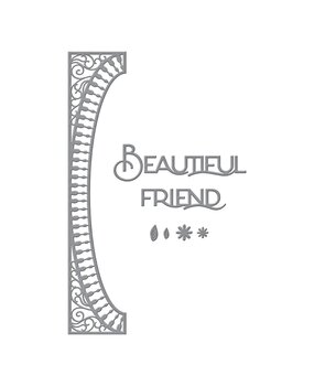 Spellbinders Half Slimline Oval Etched Dies (S4-1198) (OUTLET)