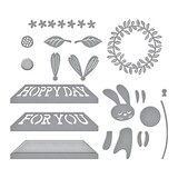 Spellbinders Open House Spring Etched Dies (S4-1181) (OUTLET)