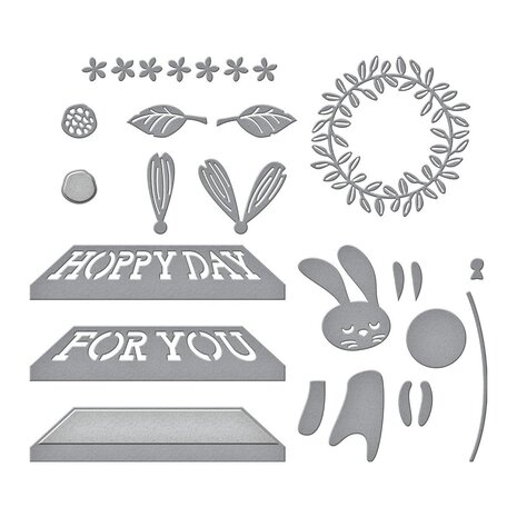 Spellbinders Open House Spring Etched Dies (S4-1181) (OUTLET)