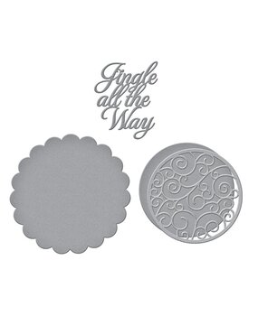 Spellbinders Jingle Word Frame Etched Dies (S4-1145) (OUTLET)