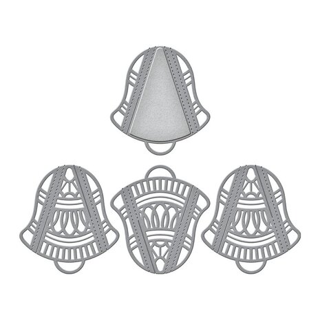 Spellbinders Silver Bells Dimensional Doily Etched Dies (S4-1130) (OUTLET)