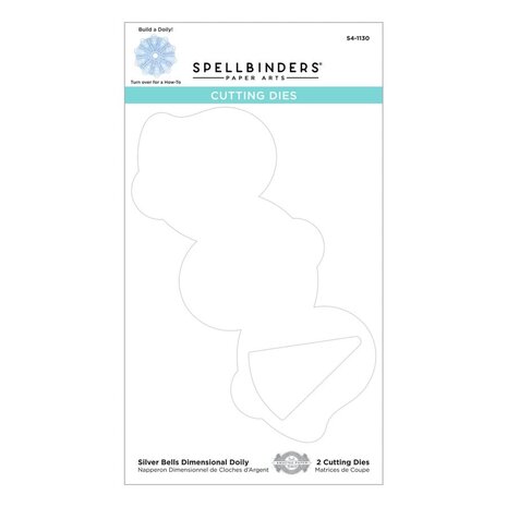 Spellbinders Silver Bells Dimensional Doily Etched Dies (S4-1130) (OUTLET)