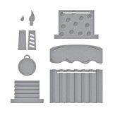 Spellbinders Layer Cake Surprise Etched Dies (S4-1099) (OUTLET)